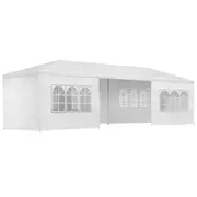 Gazebo 3x9 Outdoor Marquee Gazebos Wedding Party Camping Tent 8 Wall Panels