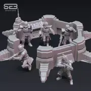 MODULAR KIT Clone Commanders - SEB Miniatures | Legion compatible - 3D printed