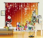3D Snowflake Xmas Tree G752 Christmas Window Photo Curtain Fabric Quality Amy