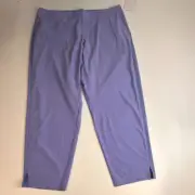 Athleta Pant Women 18 Plus Brooklyn Ankle Stretch Mid Rise 39x28 Gym UPF Core No
