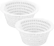 Pool Skimmer Basket, 2PCS High Toughness Plastic Swimming Pool Strainer Basket for Pools SPAs Model 8928