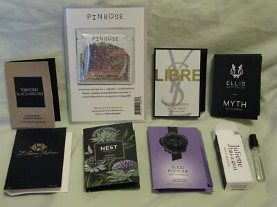 Sephora Luxury Perfume Set of 8 Tom Ford, Nest, YSL, Ellis Brooklyn, Juliette