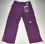 NWT Oakley Pro Rider Series XL Loose Alps Snowboard Ski Pants Recco Event Purple
