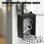 Key Safe Box Lock Storage Combination Padlock Security Home Outdoor