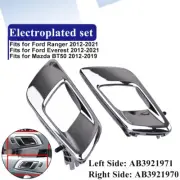 Pair Silver Inner Door Handle Fit For Ford Ranger/ Everest Mazda BT50 2012-2019