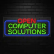 Open Computer Solutions Neon Sign for Displays |LED Flex Neon |32"W x 13"H x 1"D