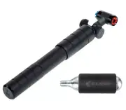 CUBE HYBRID COMBI BIKE PUMP FAST TYRE INFLATOR HV CO2 CYLING RACE SPEED RACING