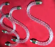 10" ELEGANT CLEaR LUCITE ACRYLIC CHANDELIER ROPE ARMS