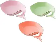 FUNOMOCYA 3pcs Spice Plates Miniature Sauce Dishes for Appetizers for Home Restaurant Catering Use Deep Wide Design for Even Mixing Skid Base Random Color