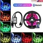 RGB LED Strip Lights 5M SMD Bluetooth Controller Music Sync 5V USB Powered