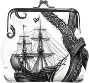 [CWAGFEQZ] Wallet Women,Coin Purse,Change Purse for Women,Ocean Sailing Octopus