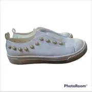 Angel Steps Women's Adult Pearly Sneaker Casual Shoes Color White 7 w US