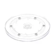 6inch Rotating Swivel Stand with Steel Ball Base Turntable Clear