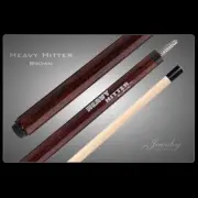 NEW IMPROVED VERSION, Jacoby Heavy Hitter Break Cue, FREE HARD CASE (Brown)