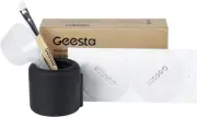 Easy-Seal Coffee Capsule Refill Kit for Nespresso Vertuoline with a Black
