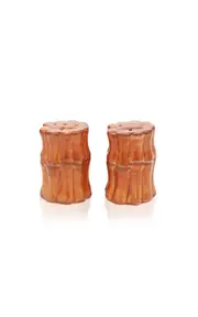 [Este Ceramiche for Moda Domus] Bamboo-Painted Ceramic Salt & Pepper Shaker