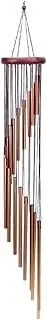 Wind Chime Windchimes Outdoors Deep Tone Garden Yard Wind Chimes Hanging Window Home Living Room Chimes Decoration 4 Tubes Aluminum Wood (Color : A)