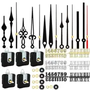 Clock Movement for DIY Crafts 5PCS Quartz Mechanisms with Digital Numbers