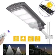 90W LED Solar Street Light Outdoor Commercial Dusk to Dawn PIR Sensor Wall Lamp