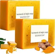 Turmeric Kojic Acid Cleansing Soap, Turmeric Soap Bar for Face & Body, Turmeric Kojic Acid Soap Bar, Tumeric Soap, Kojic Acid and Turmeric Cleansing Pads, Kojic Acid and Turmeric Soap (2)