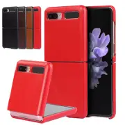 New Genuine Leather Cover Case For Samsung SM-F700 SM-F707 Galaxy Z Flip