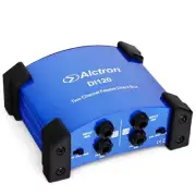 DI120 Blue 2 Channel Passive Direct Box DI Box for Electric Guitar Mixer&Speaker