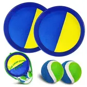 Jalunth Ball Catch Paddle Set Games - Beach Toys Pool Back Yard Outdoor Lawn