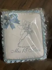 mis 15 Años Blue Pillow Scrap Booking Birthday