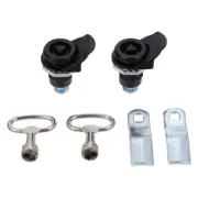 2 Sets Retractable Tubular Cabinet Lock Security Mailbox Locks