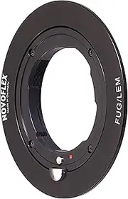 Leica M Lens to Fujifilm G-Mount Camera Adapter (FuG/lem), Black