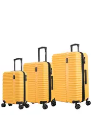 InUSA Ally Lightweight Hardside 3pc Spinner Set