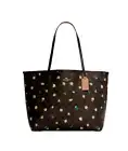 New Coach City Tote in Signature Canvas - Vintage Mini Rose C7274 Floral