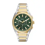 Fossil Everett Chronograph Two-Tone Stainless Steel Watch FS6106
