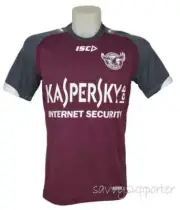 Manly Sea Eagles NRL Maroon Training Shirt 'Select Size'' S-5XL BNWT5
