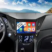 SIXWIN Android Car Stereo for Hyundai Sonata 2010-2015 Basic and Navi Version with CarPlay Android Auto Mirror Link 2G+64G 9 Inch Touchscreen Bluetooth GPS Navigation WiFi FM Backup Camera MIC