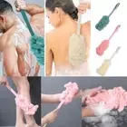 Extra Long Loofah Bath Brush-Exfoliating Back Scrubber w/Long Handle Shower Tool