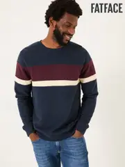 FatFace Brooke Navy Cut Sew Crew (AB4153) | $104