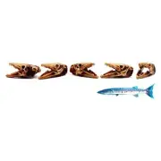 Barracuda Skull Replica- 1:12 scale fish diorama, dollhouse miniature oddities