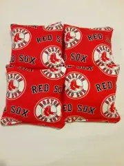 4 Cornhole Bag Set Corn Hole Boston Red Sox RD