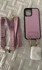 MIMCO GRAB HARD CASE FOR IPHONE 12 PRO MAX WITH TECH WEBBING BAG STRAP