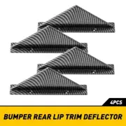 Carbon Fiber Universal Car Rear Bumper Diffuser Fin Spoiler Lip Wing Splitter 4x (for: Volkswagen)