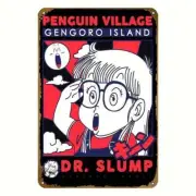 Dragon Ball Z Gengoro Island Dr Slump Metal Sign Toriyama PenguIn Village S036