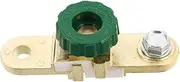 Luxshiny Battery Cut-Off Switch Battery Isolator Power Cutoff Disconnect Isolator Olive Green Alloy