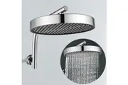 ACA 13 Inch Rainfall Shower Head Gooseneck Shower arm High Pressure Wall Mount