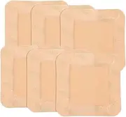 Silicone Foams Dressing Pressure Sore Pad Wound Dressing Pads with Adhesive Border Wound Care Foam Bandages Sacrum Foam Bandages for Pressure Ulcer Butt Bed Sore (10x10cm, 6Pcs)