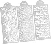 ERINGOGO 1Set Cake Decorating Molds Pattern Baking Tools for Cake Art Durable Stencils for Buttercream Smooth High Grade for Easy Use and Storage