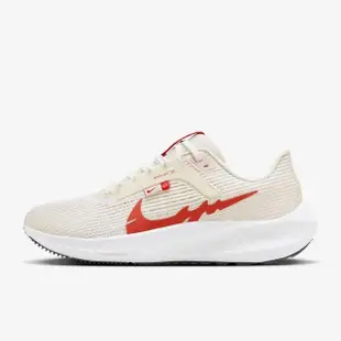 【NIKE 耐吉】W AIR ZOOM PEGASUS 40 小飛馬 龍年 CNY 慢跑鞋 運動 米白紅(FZ5059-121 ∞)