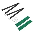 Tree Swing Hanging Kit 1000kg Bearing Carabiner Hook Strap Set For Outdoor EO