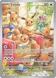 Pokemon – Eevee 188/167 – Twilight Masquerade – Illustration Rare – Full Art – Alternate