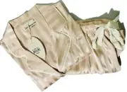 PETER ALEXANDER WOMEN’s HEART SATIN PINK SHORTIE PJ SET 2+ RRP$129